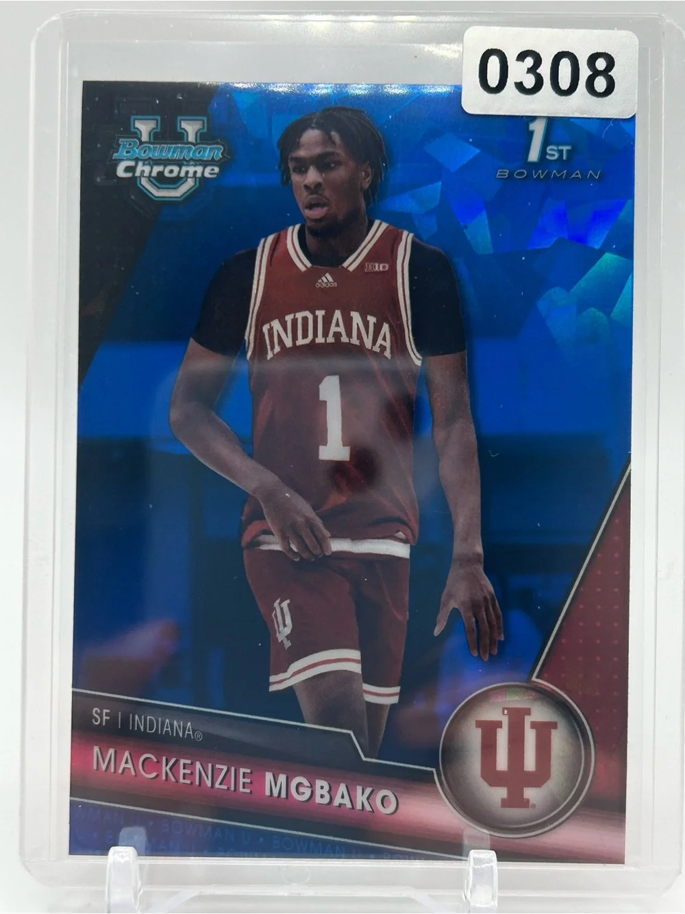 Mackenzie Mgbako Indiana Basketball Card 🏀 1st Bowman